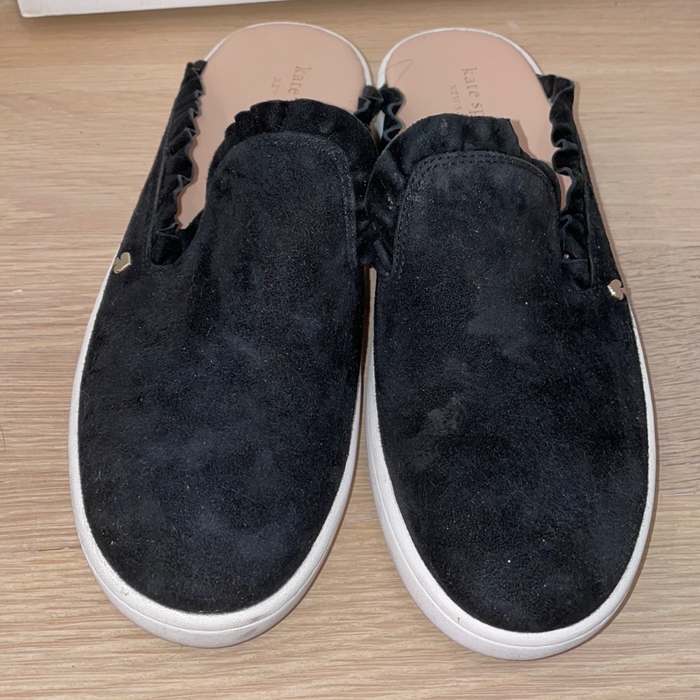 Kate spade slip on- black